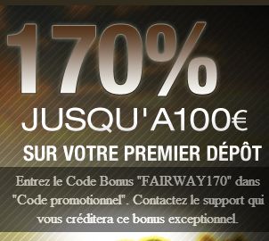 Bonus gratuit Fairway casino