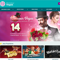 Bonus Monsieur Vegas pour la Saint Valentin