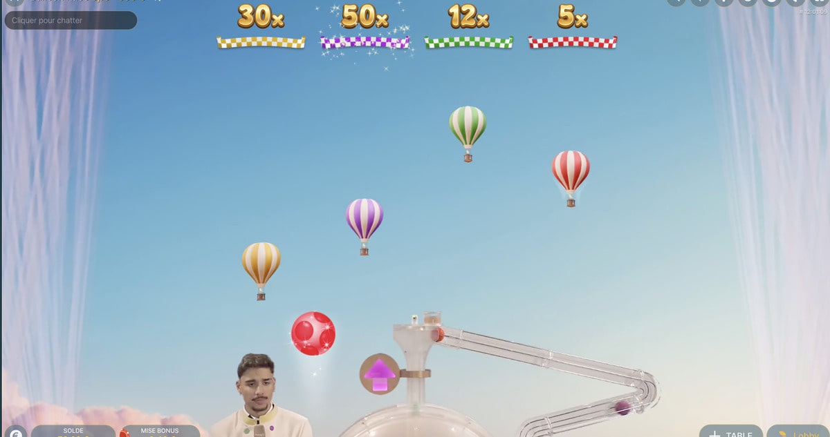 Loterie en ligne Ballon Race