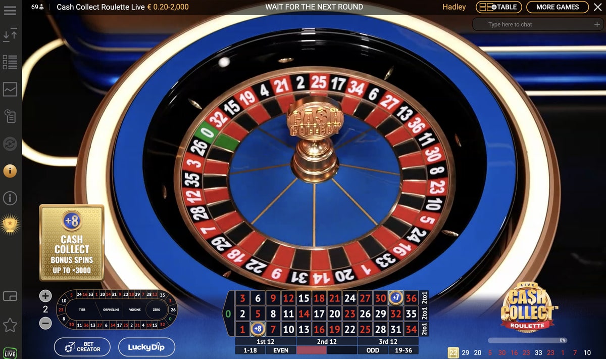 Roulette CashCollect Playtech