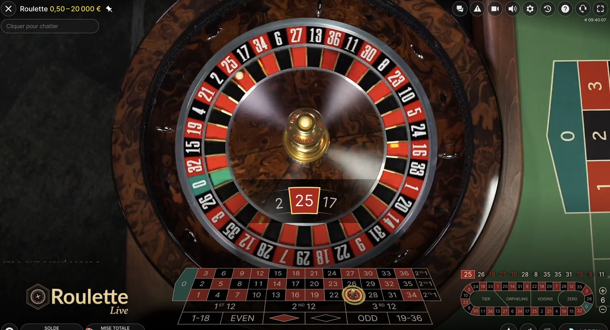 Chiffre Aleatoire Roulette