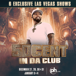 Affiche 50 Cent au Planet Hollywood