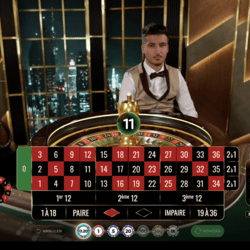 Croupier en Direct sur Skyline Roulette