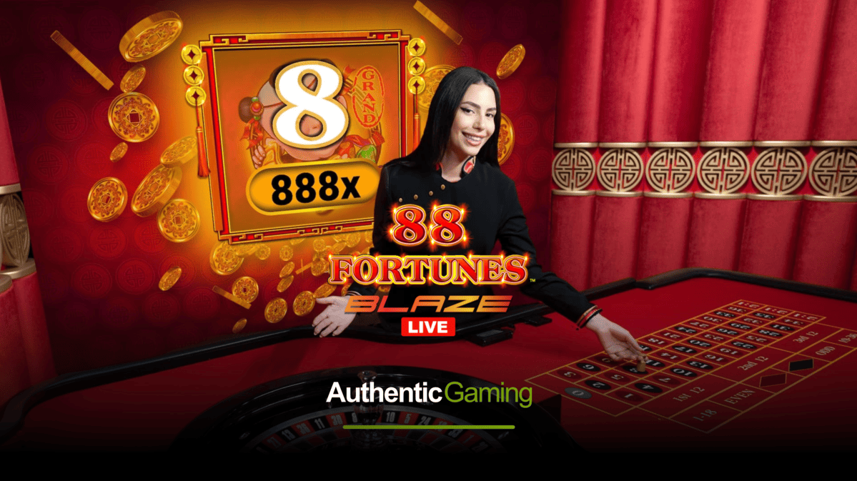 88 Fortunes Blaze Live d'Authentic Gaming