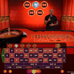 88 Fortunes Blaze Live, roulette en live d'Authentic Gaming