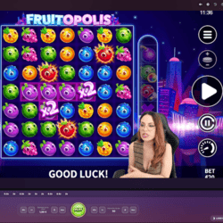 Bet with Streamers sur Magical Spin