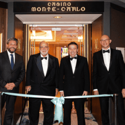 Inauguration du casino Monte Carlo au Crystal Symphony Crystal Cruises